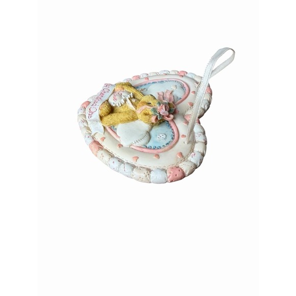 CHERISHED TEDDIES LOVE MY CHERISHED ONE ORNAMENT PLAQUE 104116 ENESCO  HILLMAN - Picture 4 of 14